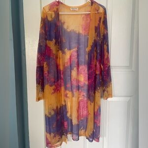 DONATED - Full Circle Trends Fine Mesh Open Front Cardigan